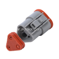 DT Connector Kit 2-6 PIN رمادي موصلات مقاومة للماء/16#